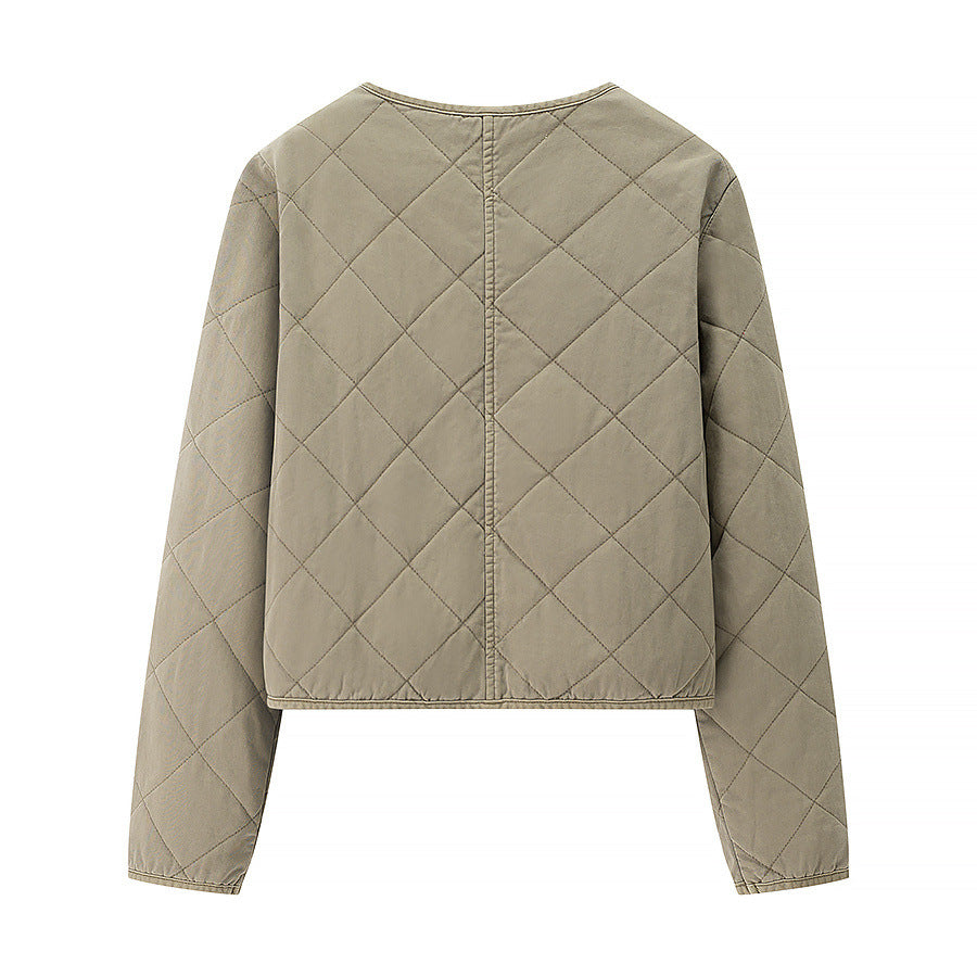 Damen Steppjacke Praktische Taschen Moderner Schnitt Norvielle