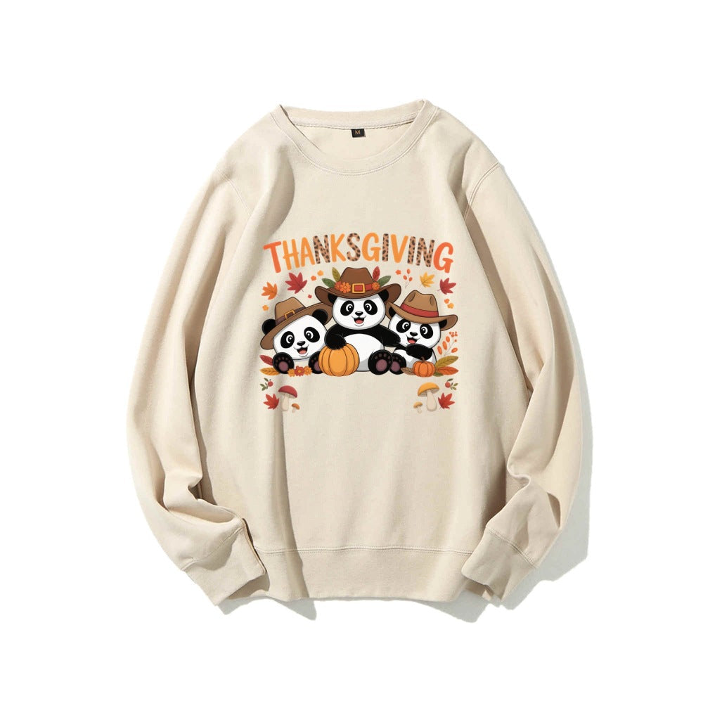 Damen Sweatshirt Lustiges Tierdesign Herbstlich
