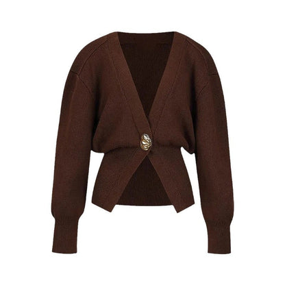 Damen Strickjacke Eleganter Verschluss Norvielle
