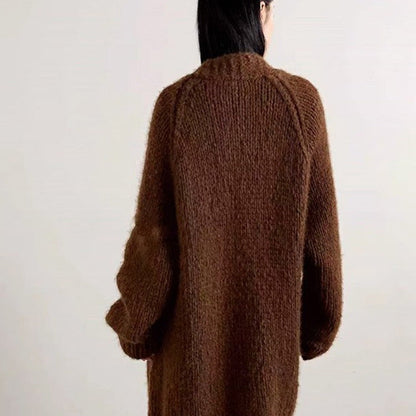 Damen Oversize Strickcardigan Weich Norvielle