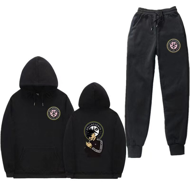 Damen Pullover Set mit Jogginghose und einzigartigem Druck