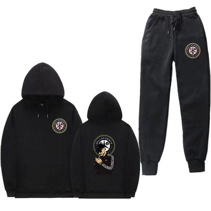 Damen Pullover Set mit Jogginghose und einzigartigem Druck