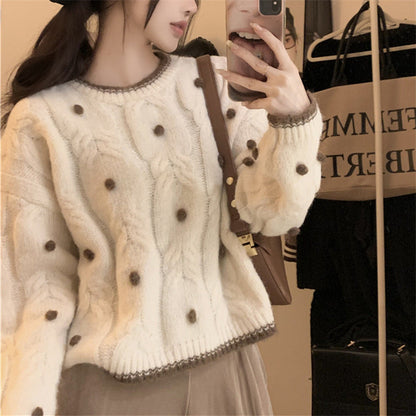 Damen Oversized Pullover Struktur Norvielle - Norvielle