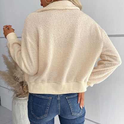 Damen Freizeitjacke Teddyfell Weich Elastisch Norvielle