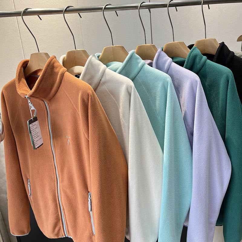 Damen Fleecejacke Weich Reißverschluss Norvielle