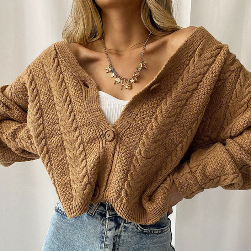 Damen Cardigan Grobstrick Mit Knöpfen Norvielle - Norvielle