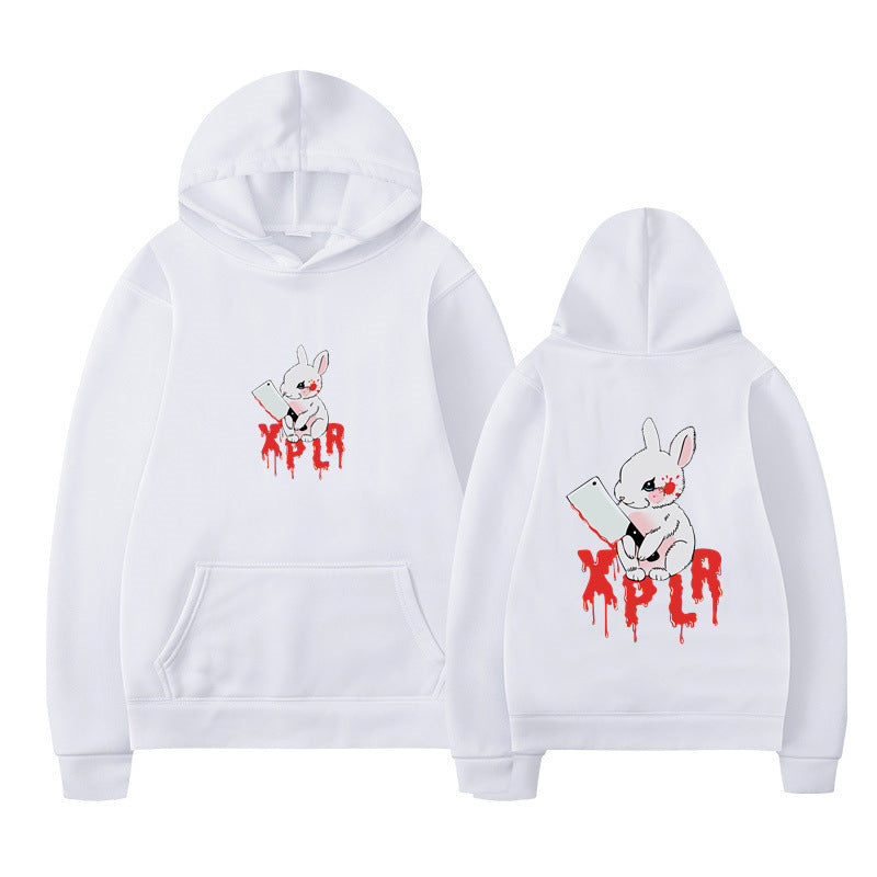 Damen Kapuzensweater Cartoon-Motiv Bequem Norvielle - Norvielle