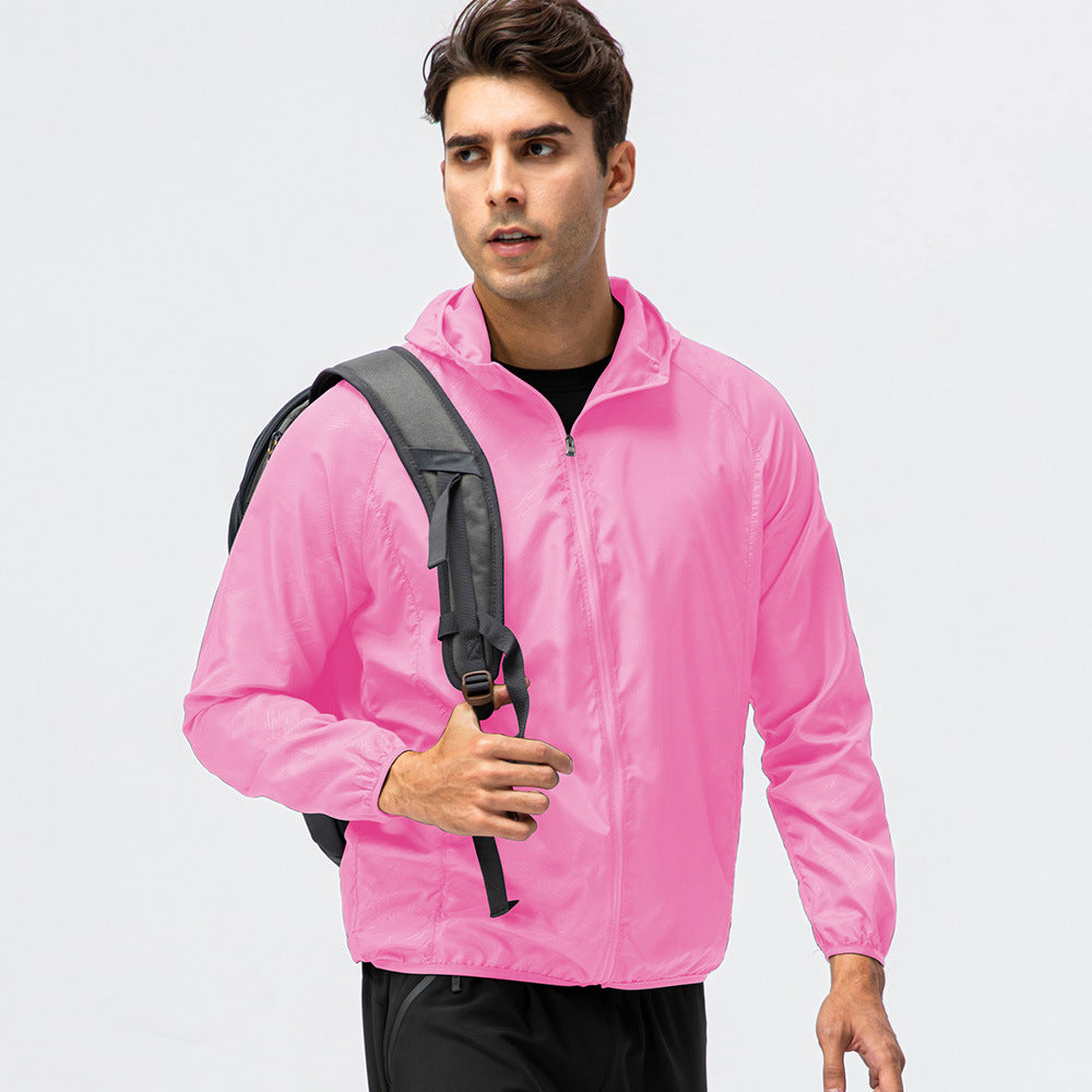 Herren Laufjacke Leicht Atmungsaktiv Reflektierend