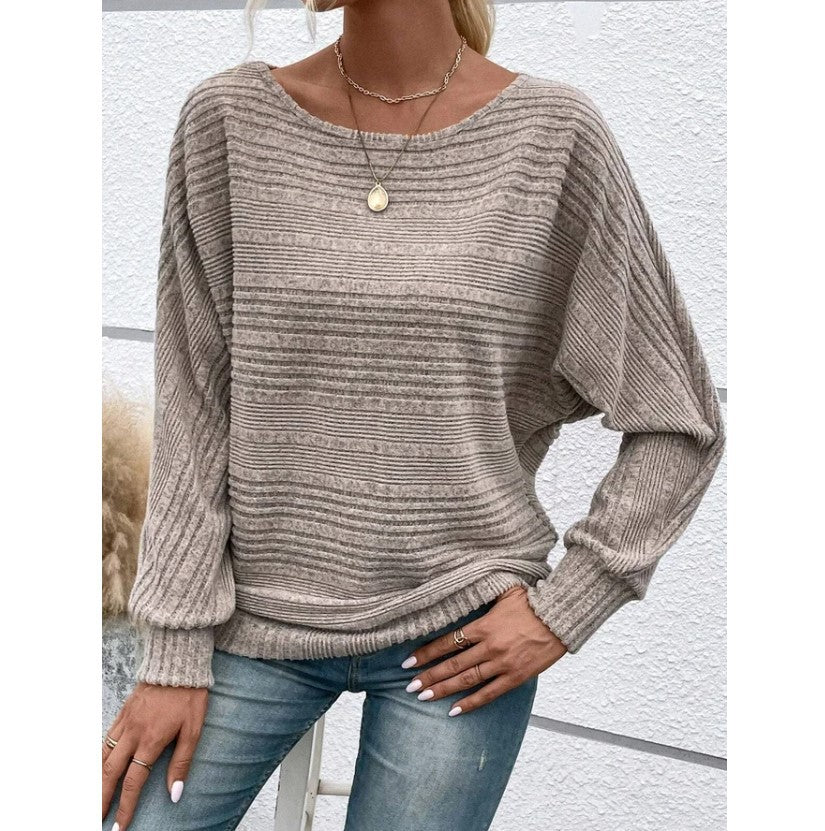 Damen Strukturpullover Weit Norvielle