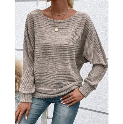 Damen Strukturpullover Weit Norvielle