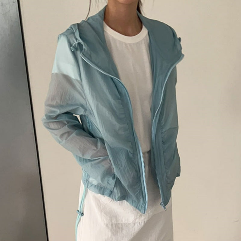 Damen leichte winddichte Sommerjacke Norvielle