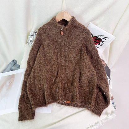 Damen Strickjacke Strukturiertes Zopfdesign Norvielle