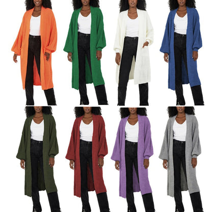 Damen Oversized Strickmantel Lässig Norvielle - Norvielle