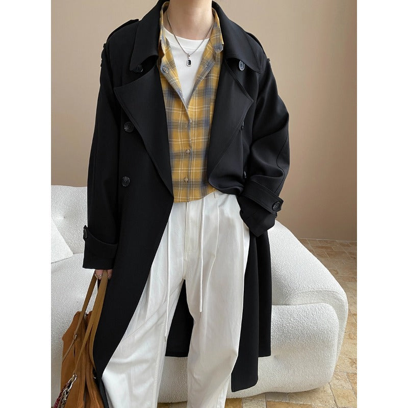 Damen Trenchcoat Elegantes Design Norvielle - Norvielle