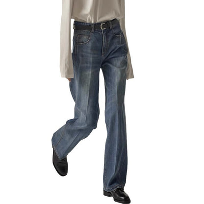 Damen Oberschenkelweite Jeans Norvielle passt bereits gut, aber für