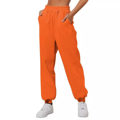 Damen Jogginghose Elastischer Bund Eingrifftaschen Norvielle