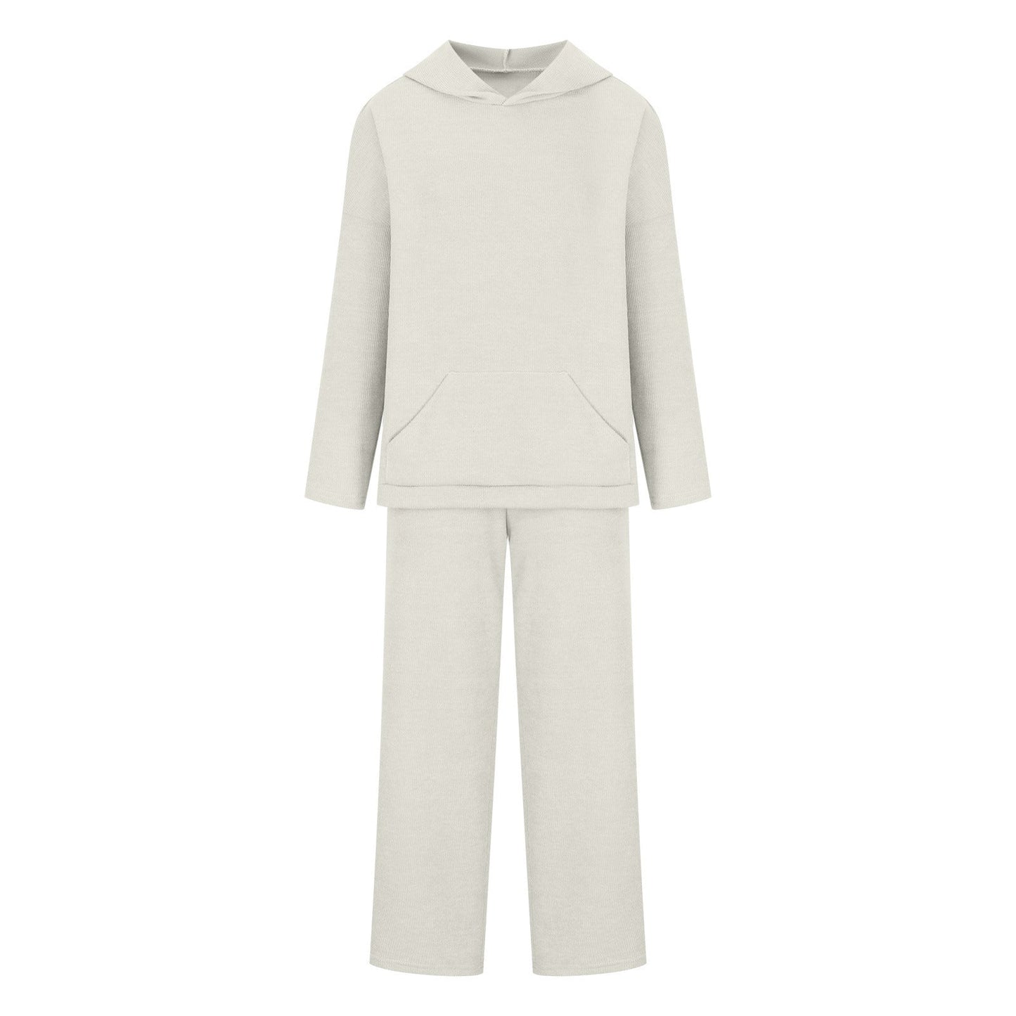 Damen Langarm-Hoodie-Set mit Palazzo-Hosen Norvielle
