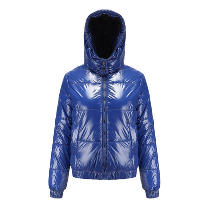 Damen Winterjacke Wasserabweisend Thermo Komfort Glänzend