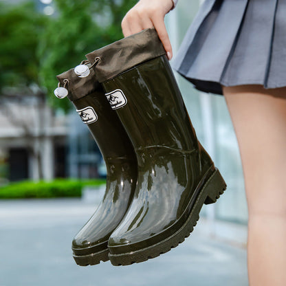 Damen Gummistiefel Verstellbares Schnürsystem Norvielle
