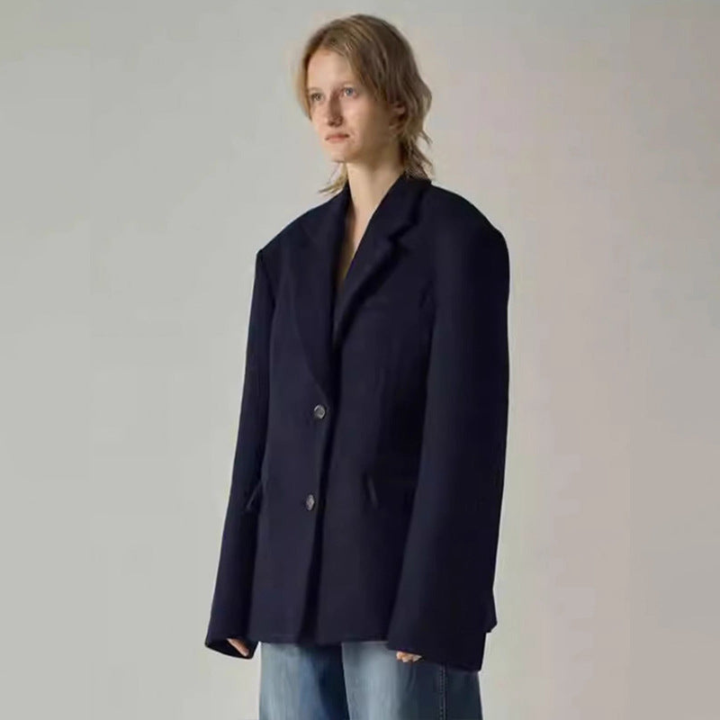 Damen Oversize Blazer mit Innenjacke Norvielle