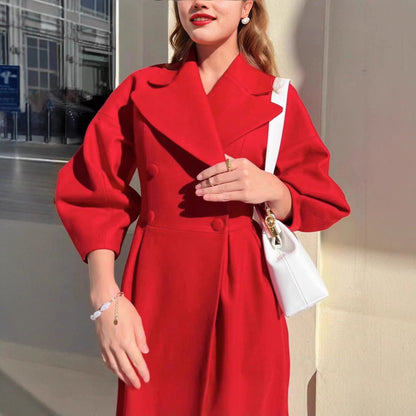 Damen Trenchcoat Tailliert Seiden Norvielle