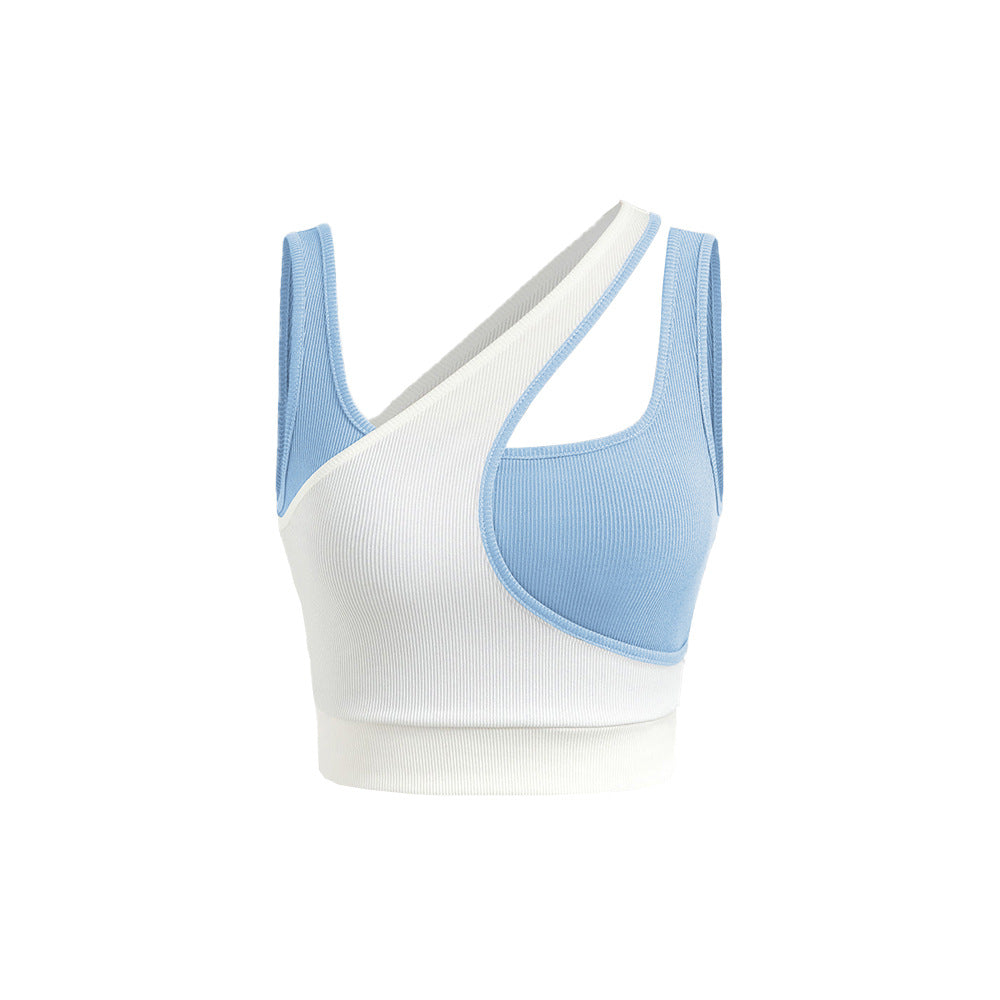 Damen Sport-Bustier Asymmetrisch Verstellbare Träger Norvielle