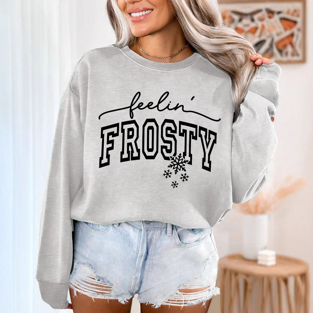 Damen Sweatshirt Grafik-Aufdruck Norvielle - Norvielle