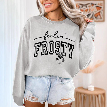 Damen Sweatshirt Grafik-Aufdruck Norvielle - Norvielle