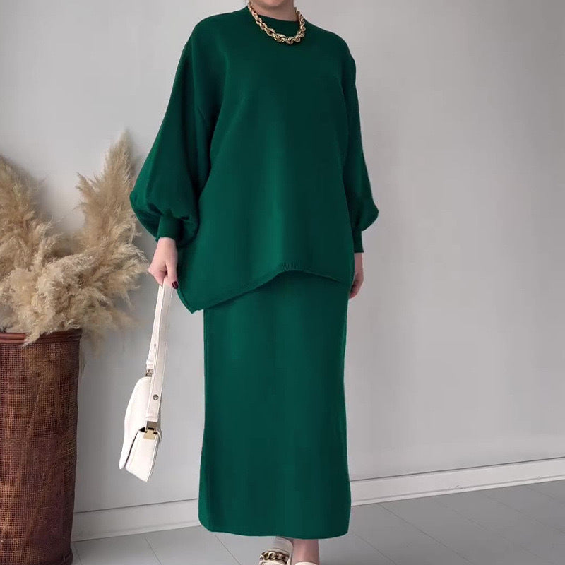 Damen Maxikleid Oversized Schnitt Elegantes Design