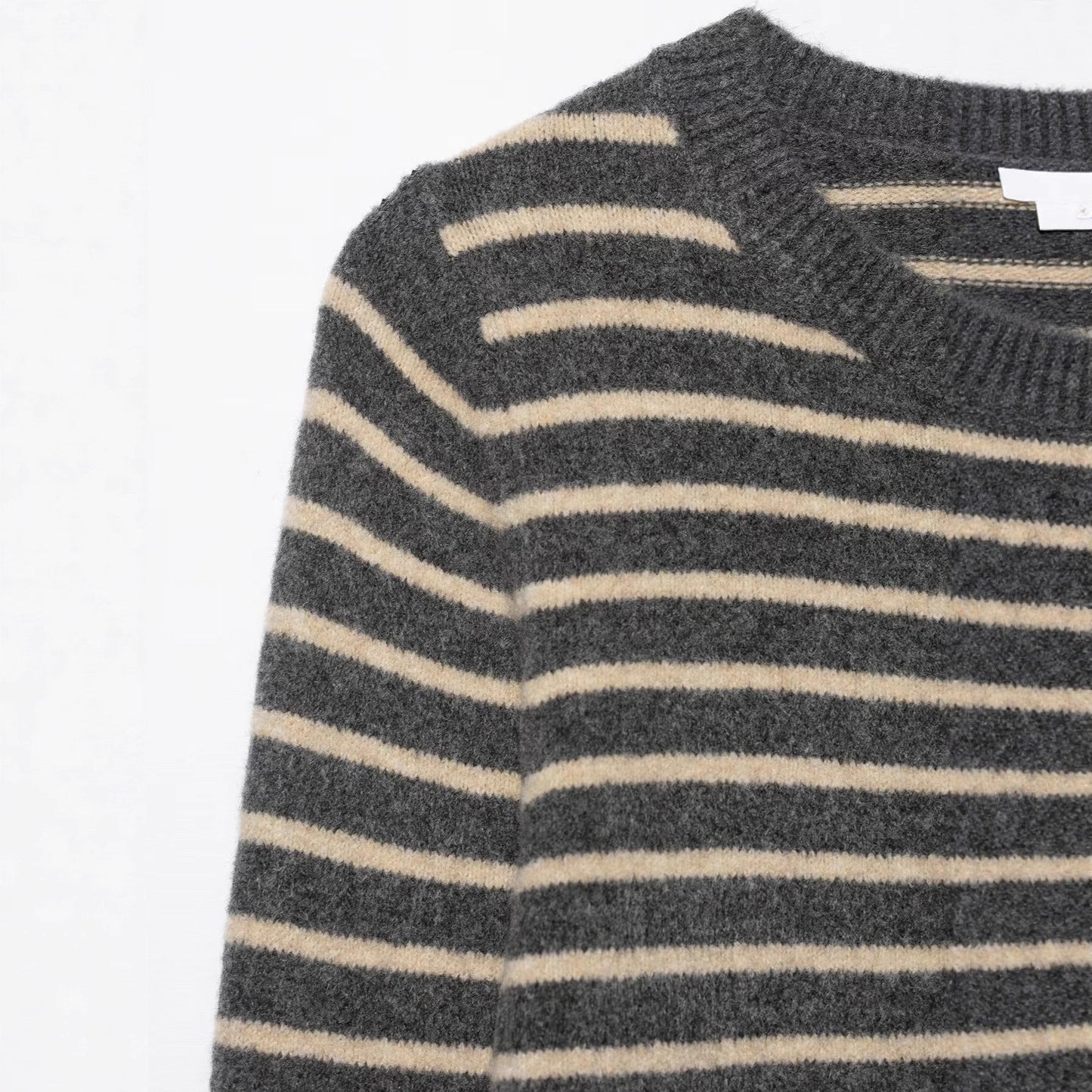 Damen Kaschmir Cardigan Gestreift Norvielle