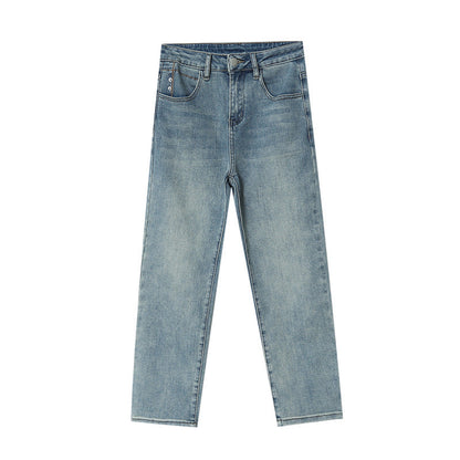 Damen High-Waist Straight-Leg Jeans Norvielle