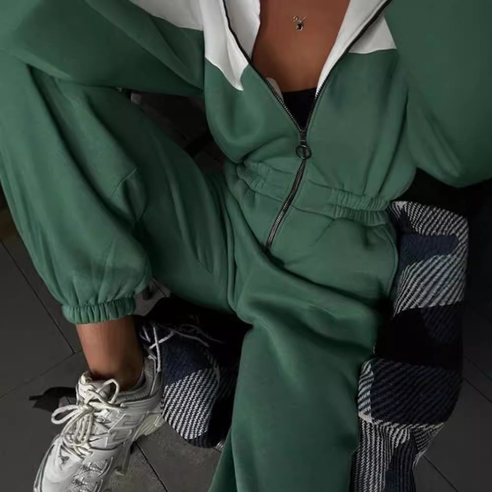 Damen Sport-Jogginganzug Farbige Einsätze Norvielle - Norvielle