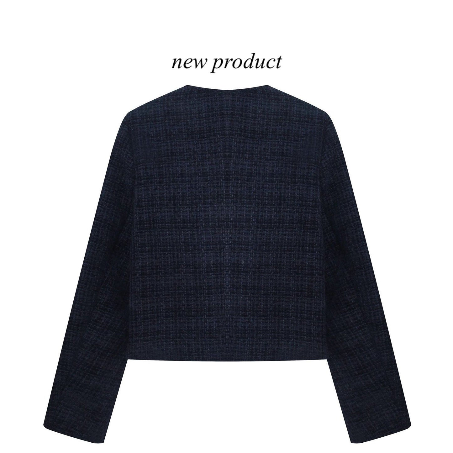 Damen Cropped Blazer Goldknöpfe Norvielle