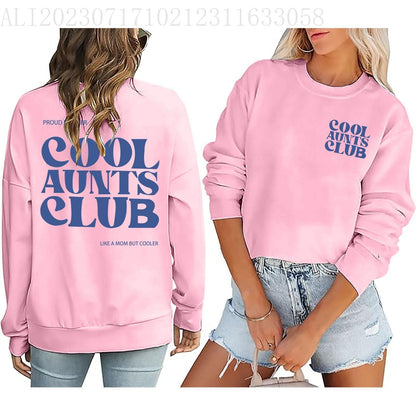 Damen Sweatshirt Club-Motiv Norvielle Baumwolle