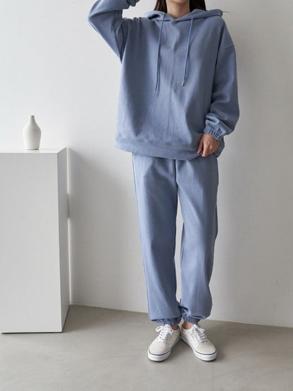 Damen Hoodie Jogginghose Set Weiches Baumwoll Norvielle
