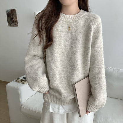 Damen Oversized-Pullover Kuschelig Norvielle