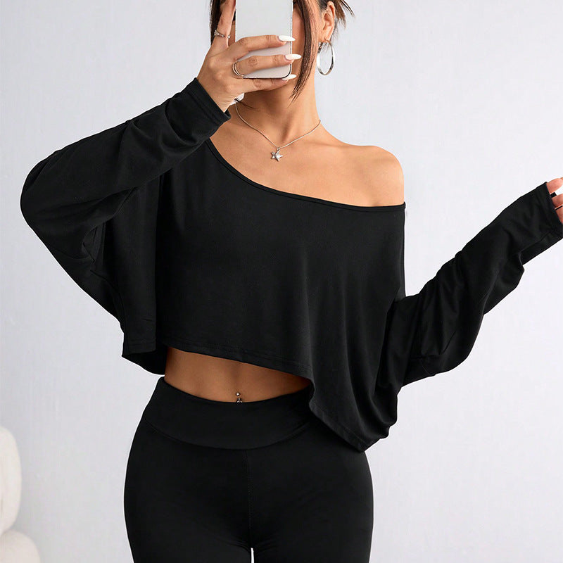 Damen Oversized Crop- Lässig Norvielle