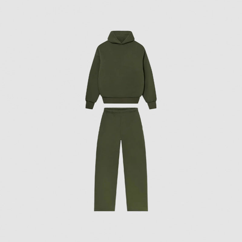 Damen Sweatshirt-Hose-Set Hochkragen Lässig Norvielle - Norvielle