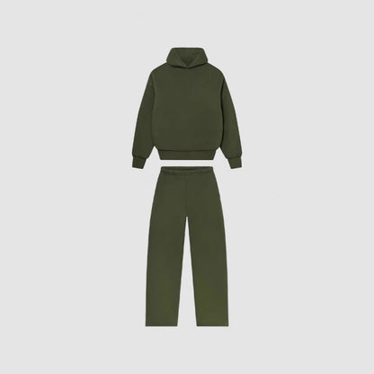 Damen Sweatshirt-Hose-Set Hochkragen Lässig Norvielle - Norvielle