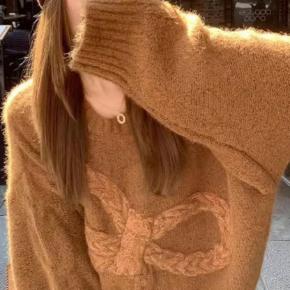 Damen Grobstrickpullover Zopfdesign Norvielle
