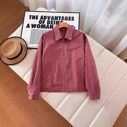 Damen Übergangsjacke Reißverschluss Taschen Norvielle