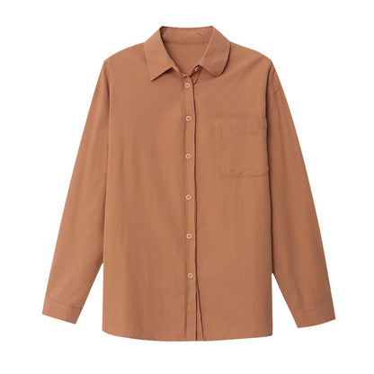Damen Bluse Baumwollmix Knopfleiste Norvielle