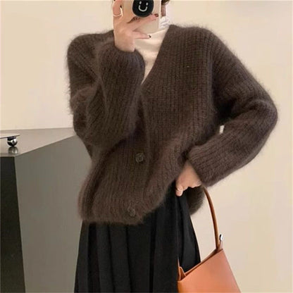 Damen Strickcardigan Weich Norvielle