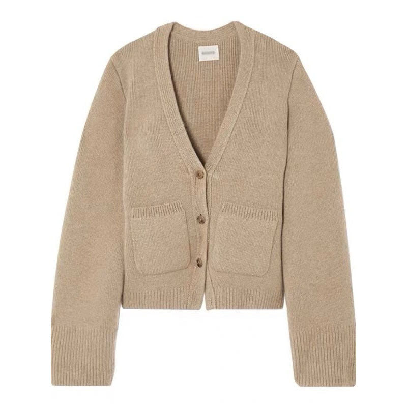 Damen Strickcardigan Übergroße Ärmel Norvielle