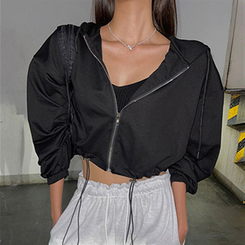 Damen Cropped Sportjacke Norvielle