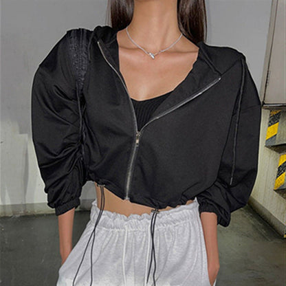 Damen Cropped Sportjacke Norvielle