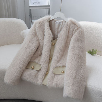 Damen Fuzzy Pelzjacke Norvielle wird zu: Damen Fleecejacke Fuzzy