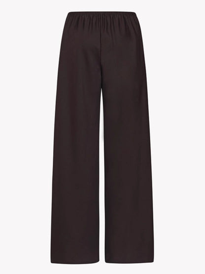 Damen Weite Stoffhose Elastischer Bund Norvielle