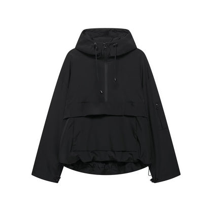 Damen Windjacke Verstellbares Kapuzenjacke Funktionsjacke Mit