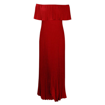 Damen Off-Shoulder Maxikleid Trendig Norvielle